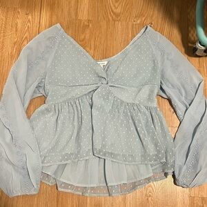 Light Blue Women's Top